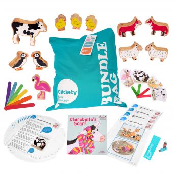 Early Soundplay Story Bundle Clarabelle's Scarf